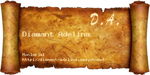 Diamant Adelina névjegykártya